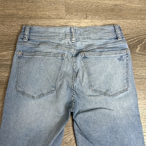 DL1961 Women's Mara Straight Mid Rise Instasculpt Ankle Jeans Light Wash Sz 25 - Picture 6 of 13